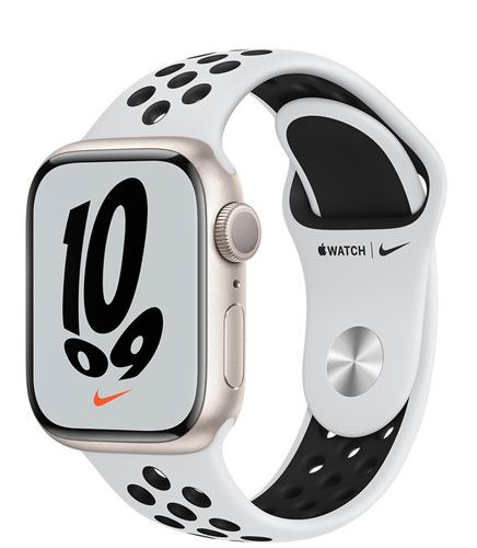 Apple Watch Series Nike 44MM Silver Aluminum GPS Pure Platinum/Black ...