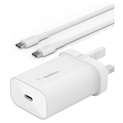 Belkin Boost Charge 25W Wall Charger With PPS + USB-C to USB-C Cable