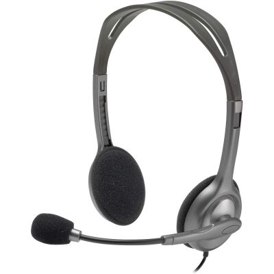 Logitech Stereo Headset H110, Standard Packaging, Silver