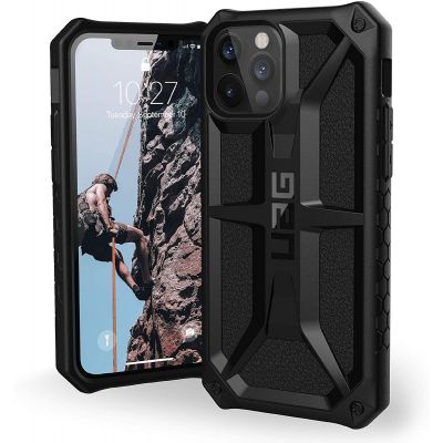 UAG iPhone 12 & 12 Pro Case Monarch Protective Cover - Black