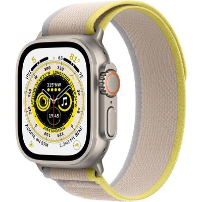 Apple Watch Ultra Titanium Case with Starlight Alpine Loop 49mm