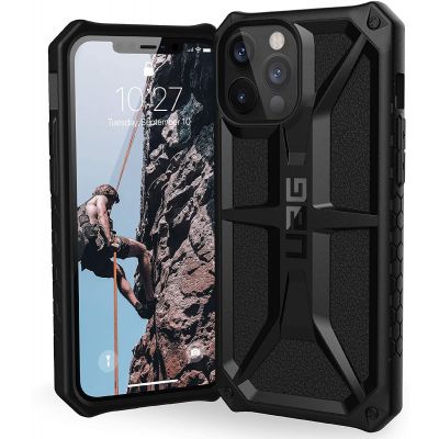 UAG iPhone 12 Pro Max Case Monarch Series Protective Cover - Black
