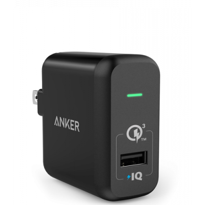 Anker PowerPort+ 1 Wall Charger with Quick Charge 3.0 - Black