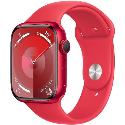 Apple Watch Series 9 41mm - Red Aluminum Case With Red Sport Band (GPS)
