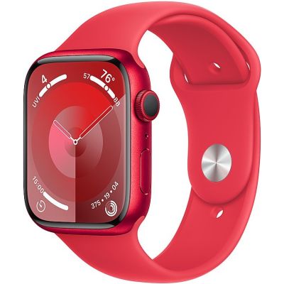 Apple Watch Series 9 45mm - Red Aluminum Case With Red Sport Band (GPS)