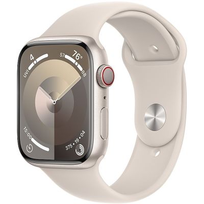 Apple Watch Series 9 41mm - Starlight Aluminum Case With Starlight Sport Band (GPS + Cellular)