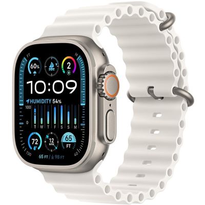 Apple Watch Ultra 2 49mm - Titanium Case With White Ocean Band