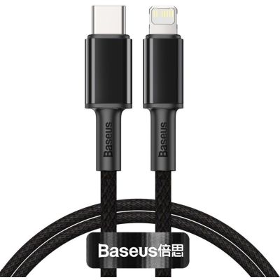 Baseus 20W High Density Braided USB-C to Lightning Data Cable - 1m
