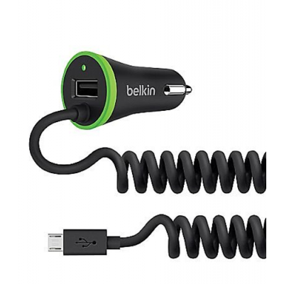 Belkin Boost Up Car Charger With Micro USB Cable F8M890BT04