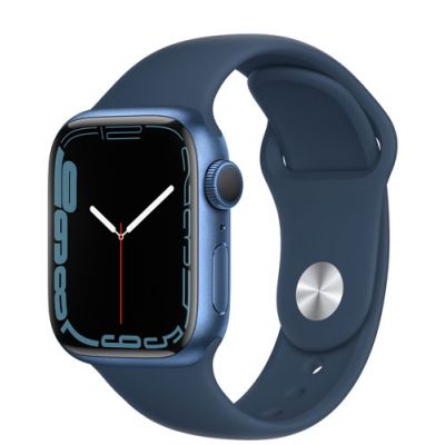 Apple Watch Series 7 Blue Aluminium Case With Abyss Blue Sport Band 41mm (GPS)
