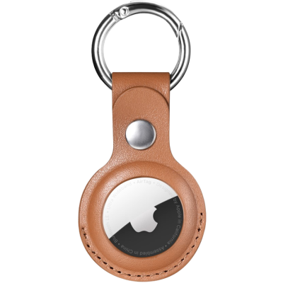 Blupebble Apple Airtag Classic Leather Key Ring
