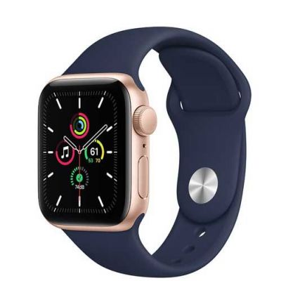 Apple Watch SE Gold Aluminum Case with Sport Band 44mm
