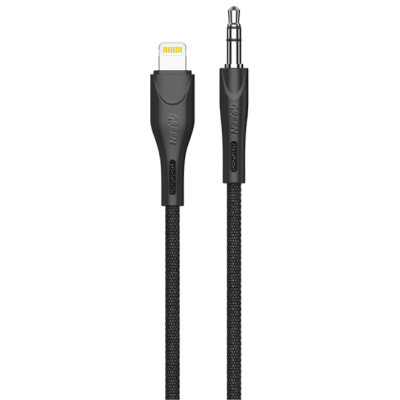 Green Lion Aux To Lightning 1.2m Cable