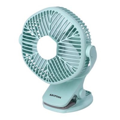 Krypton Rechargeable 5 inch Mini Fan with LED - KNF5405