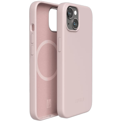 Levelo iPhone 14 Iris Magsafe Liquid Silicone Case - Pink