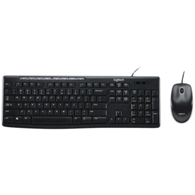 Logitech MK200 Media Wired Keyboard and Mouse Combo