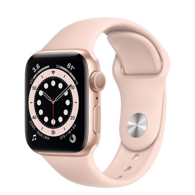 Apple Watch Series 6 Gold Aluminum Case with Sport Band 40mm