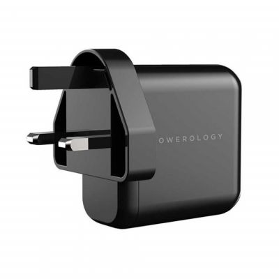 Powerology 3-Port 65W GaN Charger with PD
