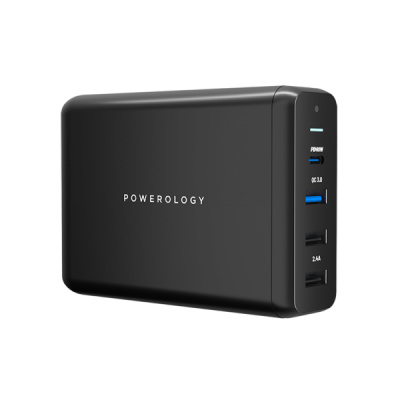 Powerology 4-Port Quick Charge Power Terminal PD 75W