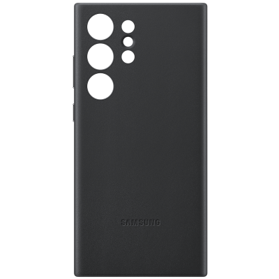 Samsung Galaxy S23 Leather Case - Black