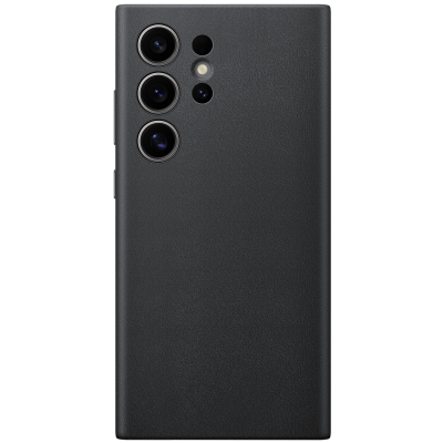 Samsung Galaxy S24 Ultra Vegan Leather Case - Black