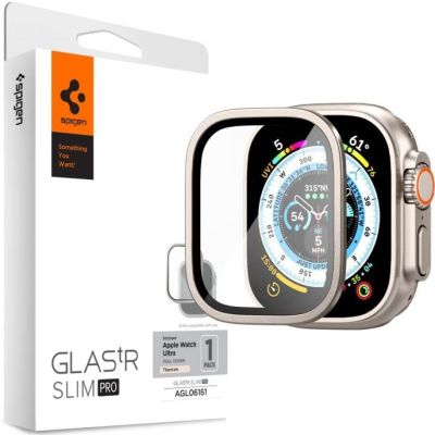 Spigen Apple Watch Ultra 49mm Glas.tR Slim Pro Screen Protector - 1 Pack