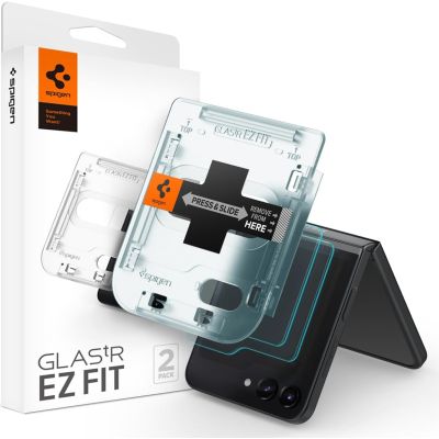 Spigen Samsung Galaxy Z Flip5 Glas.tR Ez Fit Screen Protector - 2 Pack