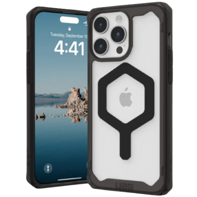 UAG iPhone 15 Pro Max Plyo Series MagSafe Case - Black/Black