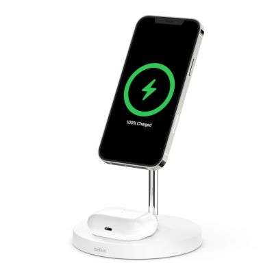 Belkin 2-in-1 Wireless Charger Stand with MagSafe 15W