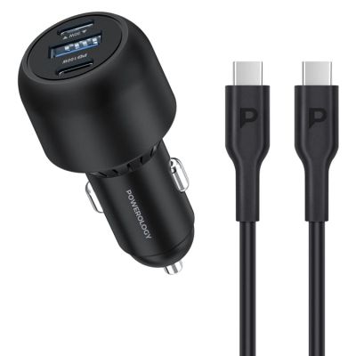 Powerology 130W Ultra-Quick Car Charger