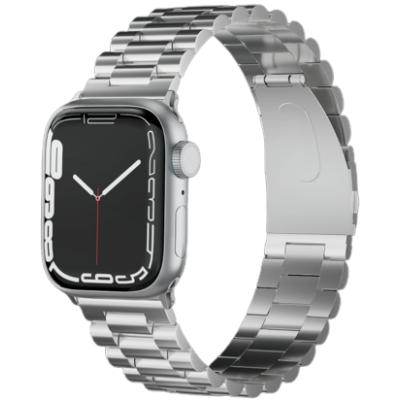Levelo Apple Watch 42 / 44 / 45 / 49mm Daytona Band - Silver