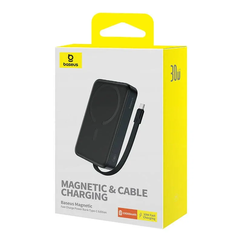 Baseus Magnetic 10000mAh 30W Power bank magnetic and cable charging